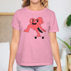 Valentine's Day T-Shirts Couple Love Print Sweet Style
