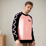 Men Sweater Autumn and Winter round Neck Sweater Male