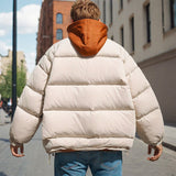 Men Jacket Cotton-Padded Coat Men's Winter Coat