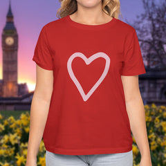 Valentine's Day T-Shirts Couple Love Print Sweet Style