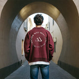 Men Sweater Autumn and Winter round Letters