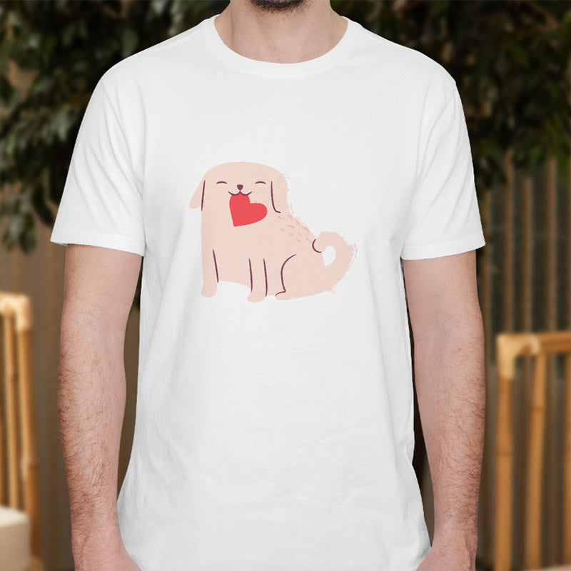 Valentine's Day T-Shirts Couple Love Print Sweet Style