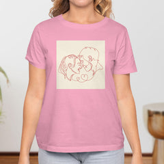 Valentine's Day T-Shirts Couple Love Print Sweet Style