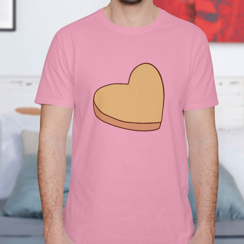Valentine's Day T-Shirts Couple Love Print Sweet Style
