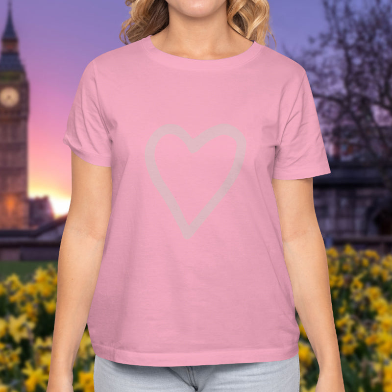 Valentine's Day T-Shirts Couple Love Print Sweet Style