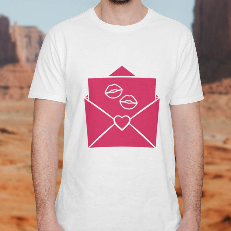 Valentine's Day T-Shirts Couple Love Print Sweet Style