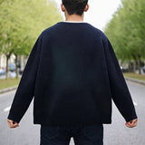 Men Sweater Embroidery Loose Autumn and Winter