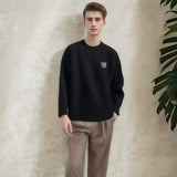 Men Sweater Embroidery Loose Autumn and Winter