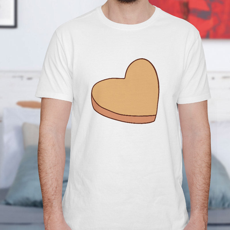 Valentine's Day T-Shirts Couple Love Print Sweet Style