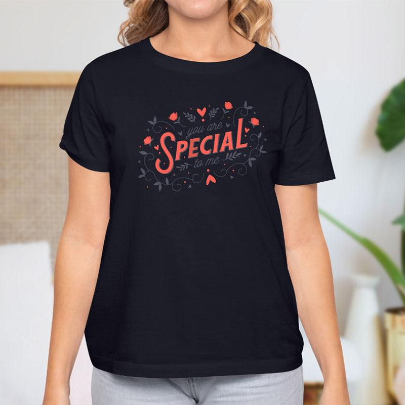 Valentine's Day T-Shirts Couple Love Print Sweet Style
