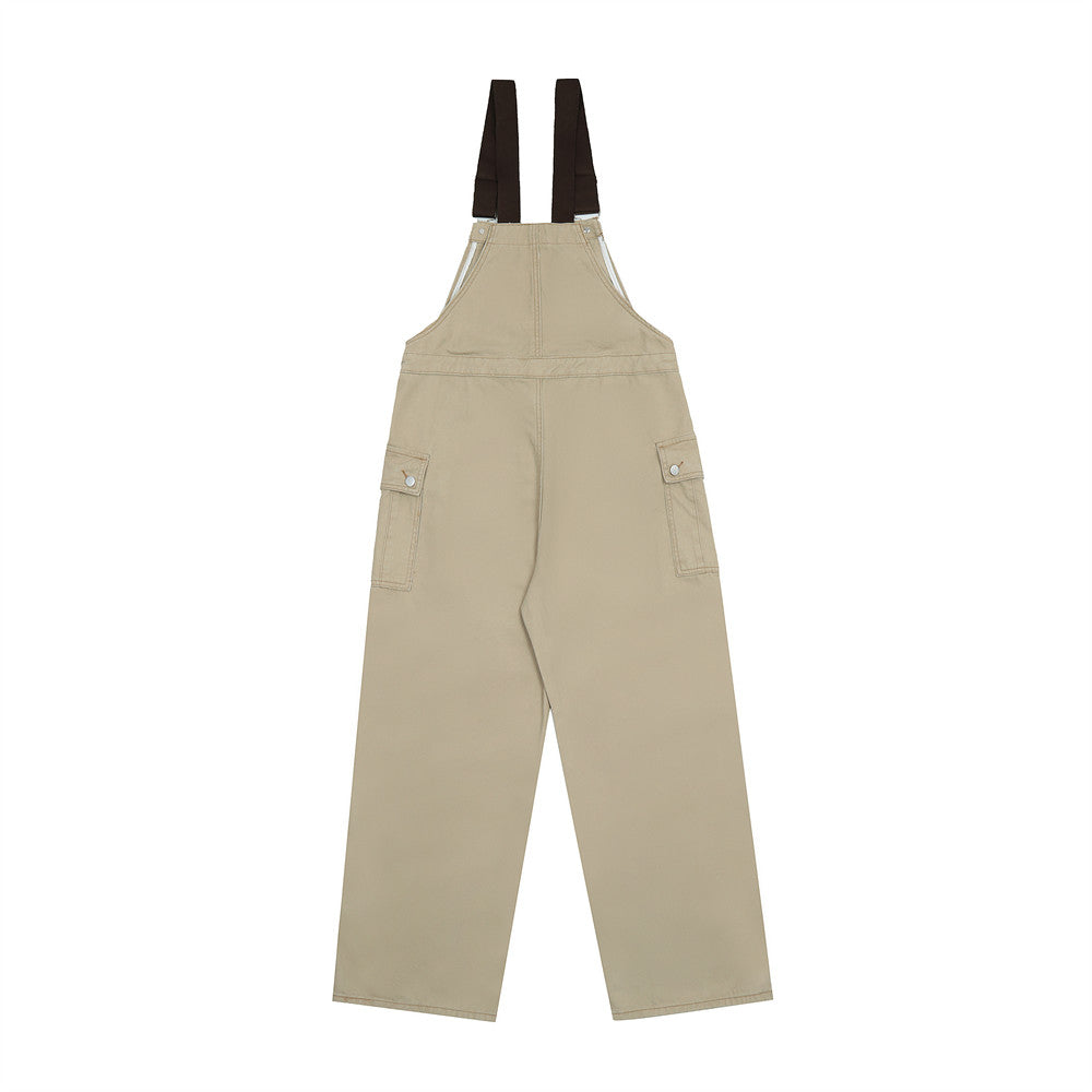 Overalls Men Jumpsuit Denim Cargo Pants Suspender Pants Vibe Design Loose Letter XINGX Embroidered One-Piece Trousers