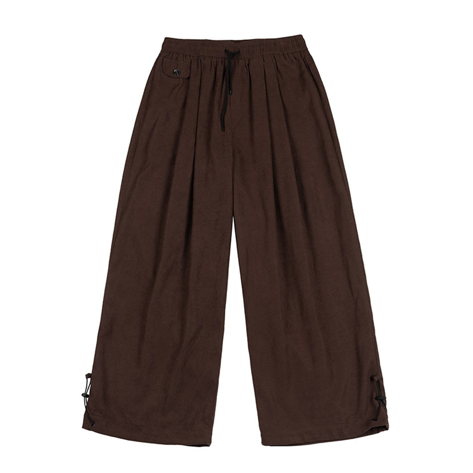 Unisex Sweatpants Retro Loose Men