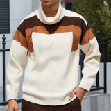 Men Sweater Autumn and Winter Turtleneck Sweater Men