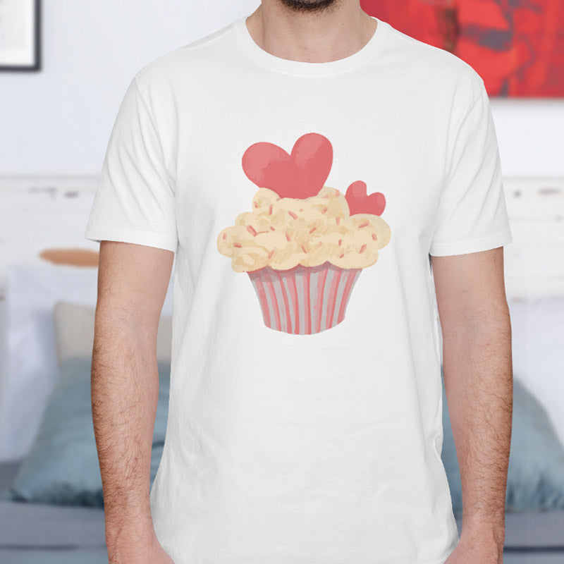 Valentine's Day T-Shirts Couple Love Print Sweet Style