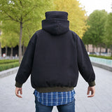 Mens Hoodie Splicing Hooded Sweater Men