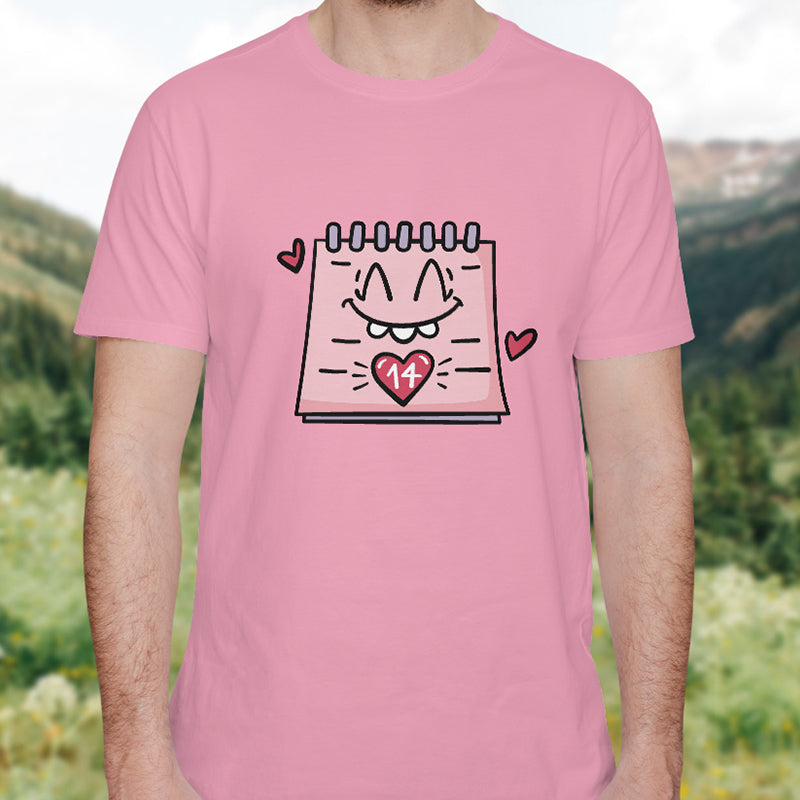 Valentine's Day T-Shirts Couple Love Print Sweet Style