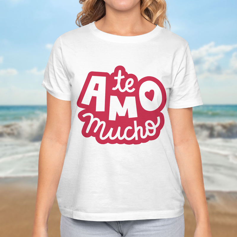 Valentine's Day T-Shirts Couple Love Print Sweet Style