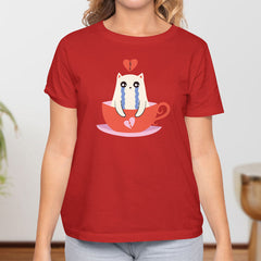 Valentine's Day T-Shirts Couple Love Print Sweet Style