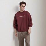 Men Sweater Autumn and Winter round Letters