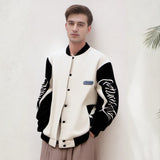 Men Jacket Baseball Uniform Cotton-Padded Jacket Flight Suit