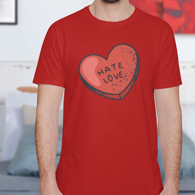 Valentine's Day T-Shirts Couple Love Print Sweet Style