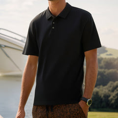 Unisex Polo Shirt Summer Short Sleeve Loose Casual