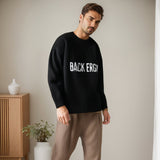 Men Sweater Loose Leisure All-Matching Knitwear