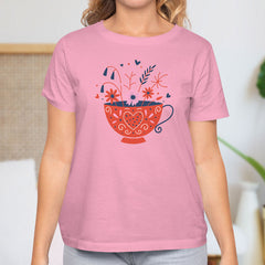 Valentine's Day T-Shirts Couple Love Print Sweet Style