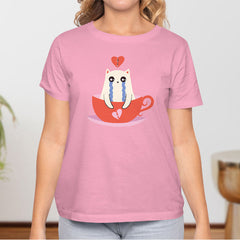 Valentine's Day T-Shirts Couple Love Print Sweet Style
