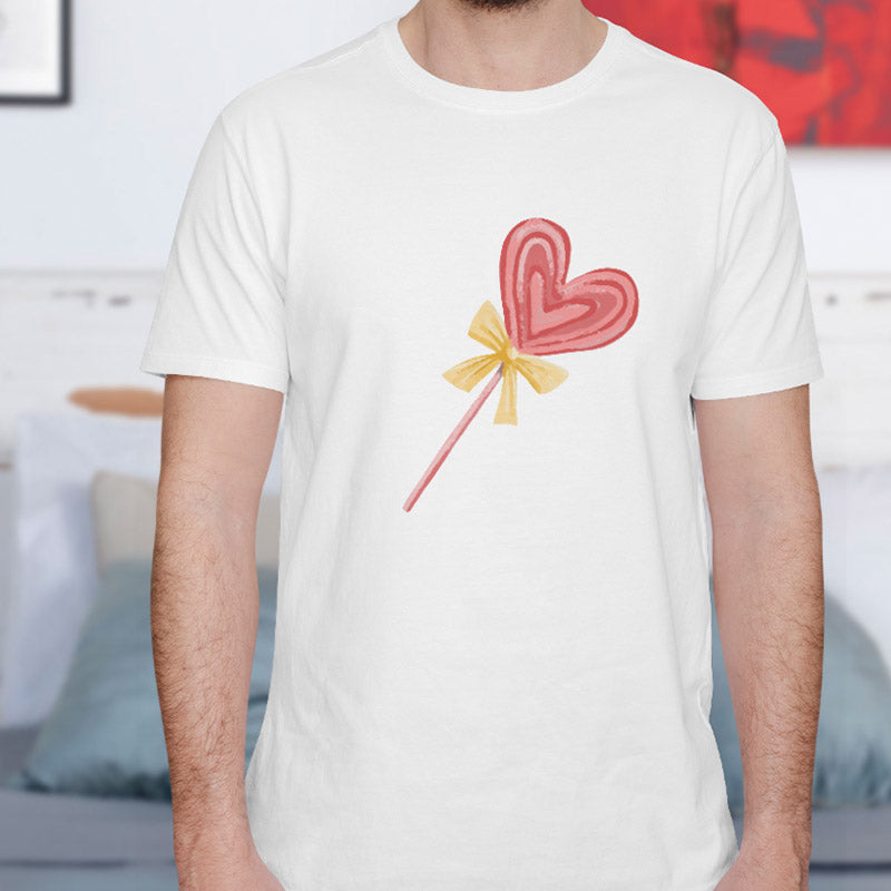 Valentine's Day T-Shirts Couple Love Print Sweet Style