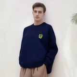 Men Sweater Embroidery Loose Autumn and Winter