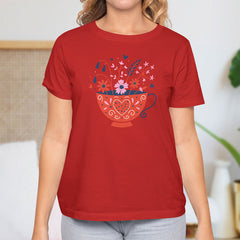 Valentine's Day T-Shirts Couple Love Print Sweet Style