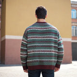 Men Sweater Men's Autumn and Winter Crew Neck Casual