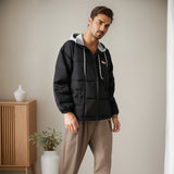 Men Jacket Cotton-Padded Coat Men's Winter Coat