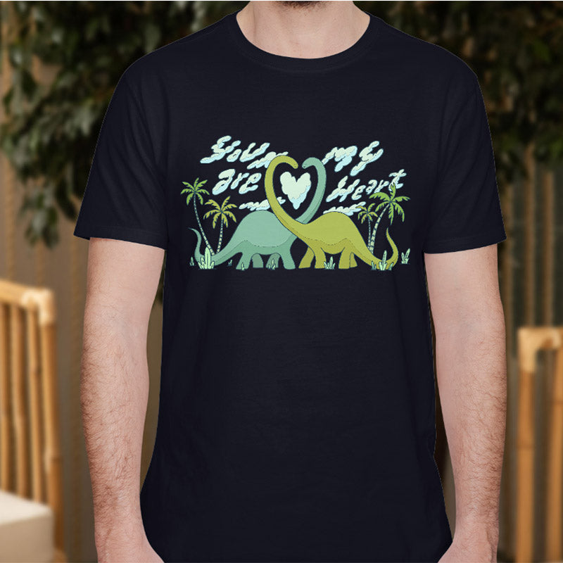 Valentine's Day T-Shirts Couple Love Print Sweet Style