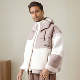 Men Jacket Berber Fleece Cotton Coat Male